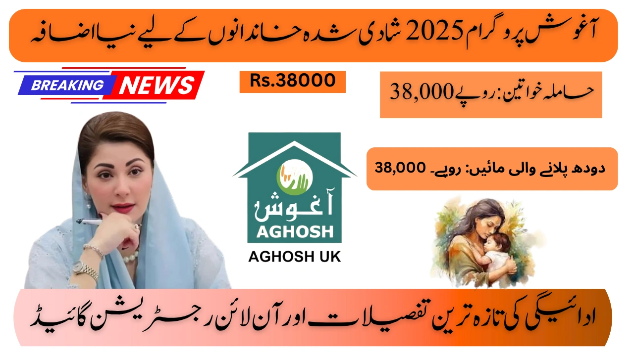 38000 Aghosh Program 2025 – New Increase for Married Families, Updated Payment Details & Online Registration Guide